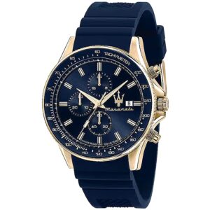 Meraviglioso orologio uomo Maserati con funzione cronografo della collezione Sfida-R8871640004.