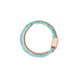 Bracciale da Donna BREIL in Acciaio Rosè e agata Tiffany della collezione Magnetica System-‎TJ3195