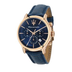 Elegante e raffinato, questo orologio Maserati Epoca riflette lo stile e l'eleganza del famosissimo Marchio del Tridente-R8871618007.