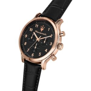 Elegante e raffinato, questo orologio Maserati Epoca riflette lo stile e l'eleganza del famosissimo Marchio del Tridente-  R8871618015