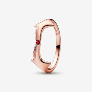 Meraviglioso Anello donna Pandora Marvel Scarlet Witch- in argento 925% placcato oro rosè-