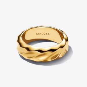 Anello Pandora Fascione Ondulato Oro